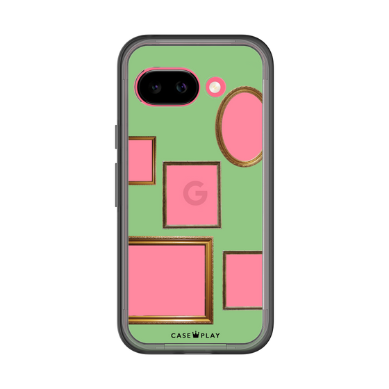 スリムプロテクションプレミアムケース［ Photo Frames - Light Green ］