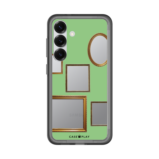 スリムプロテクションプレミアムケース［ Photo Frames - Light Green ］