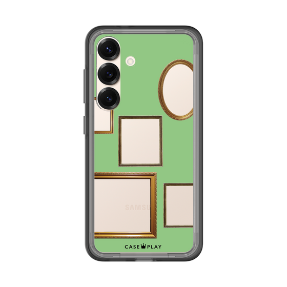 スリムプロテクションプレミアムケース［ Photo Frames - Light Green ］