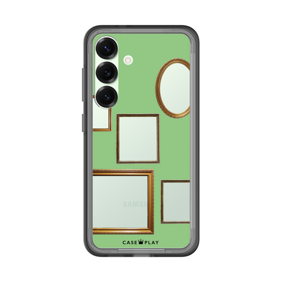 スリムプロテクションプレミアムケース［ Photo Frames - Light Green ］