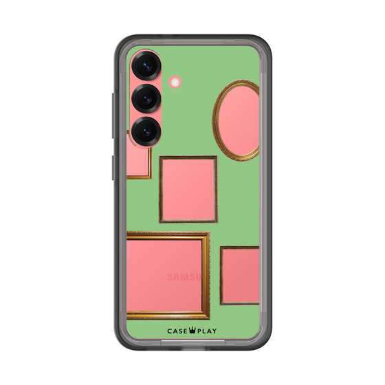 スリムプロテクションプレミアムケース［ Photo Frames - Light Green ］