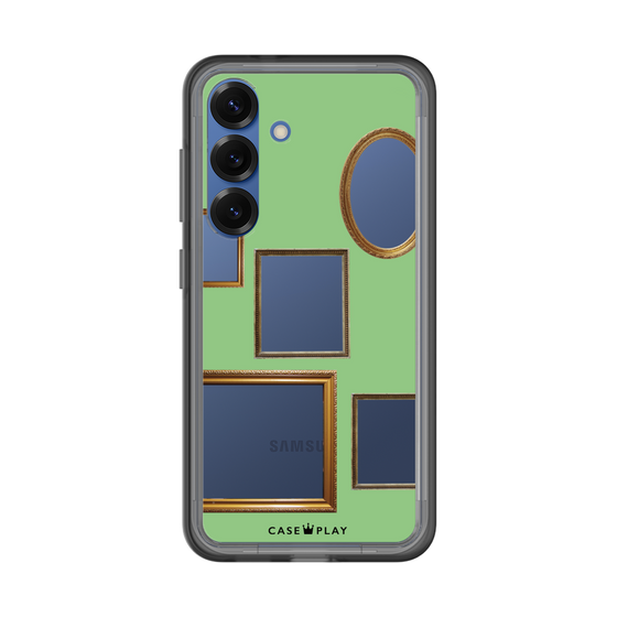 スリムプロテクションプレミアムケース［ Photo Frames - Light Green ］