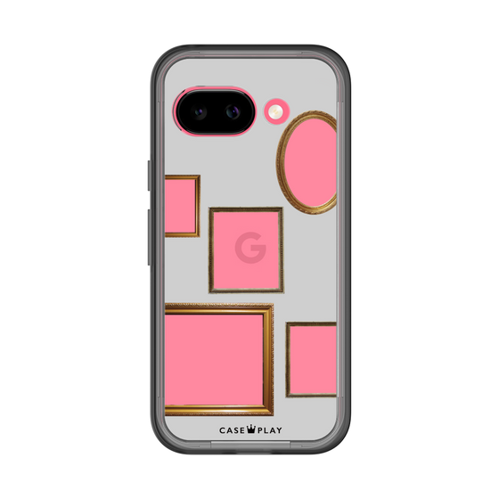 スリムプロテクションプレミアムケース［ Photo Frames - Light Gray ］