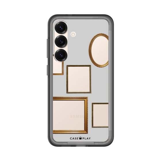 スリムプロテクションプレミアムケース［ Photo Frames - Light Gray ］