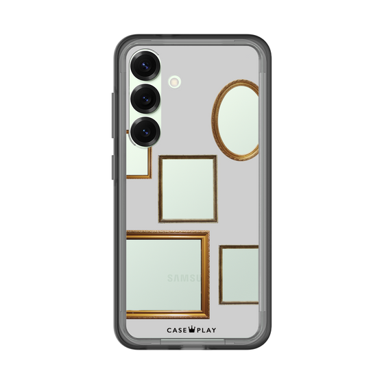 スリムプロテクションプレミアムケース［ Photo Frames - Light Gray ］