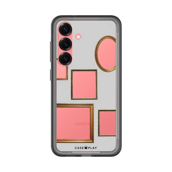 スリムプロテクションプレミアムケース［ Photo Frames - Light Gray ］