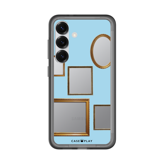 スリムプロテクションプレミアムケース［ Photo Frames - Light Blue ］