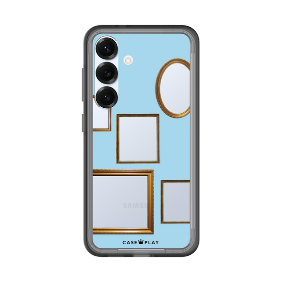 スリムプロテクションプレミアムケース［ Photo Frames - Light Blue ］