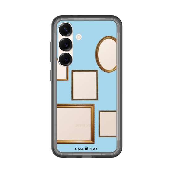 スリムプロテクションプレミアムケース［ Photo Frames - Light Blue ］