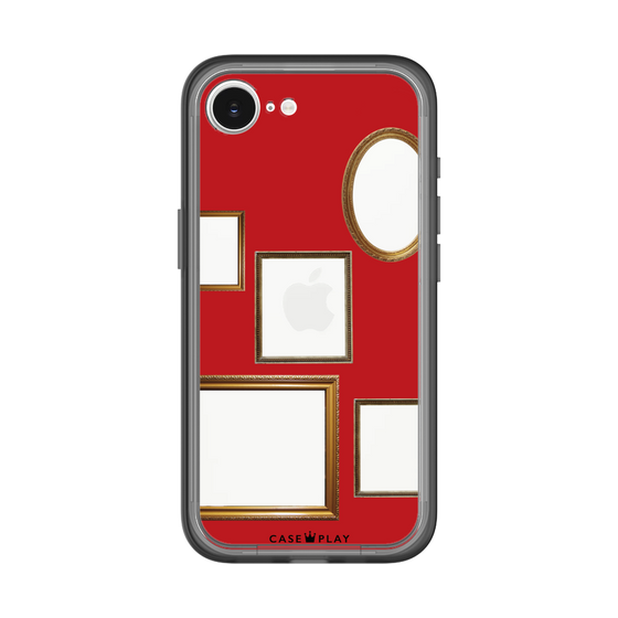 スリムプロテクションプレミアムケース［ Photo Frames - Red ］