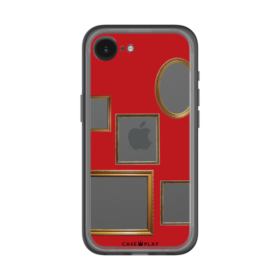 スリムプロテクションプレミアムケース［ Photo Frames - Red ］