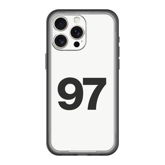 スリムプロテクションプレミアムケース［ No.97 - White ］