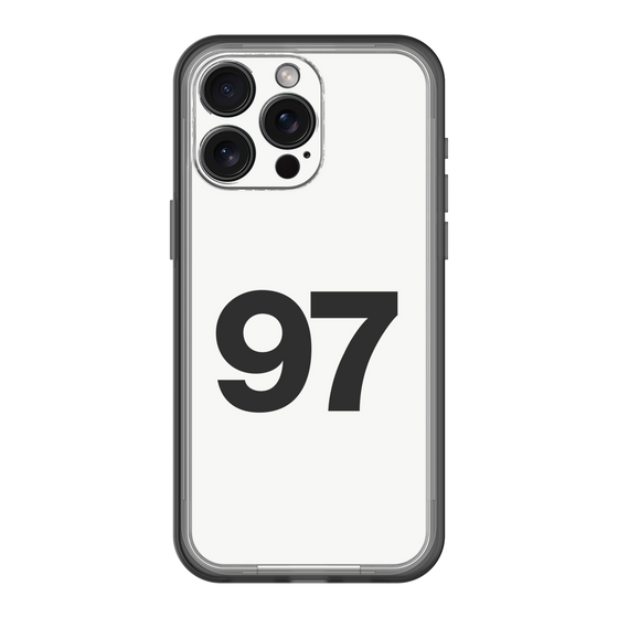 スリムプロテクションプレミアムケース［ No.97 - White ］