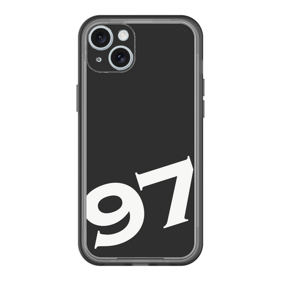 スリムプロテクションプレミアムケース［ No.97 - Black ］