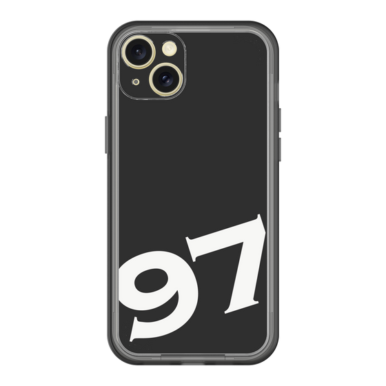 スリムプロテクションプレミアムケース［ No.97 - Black ］