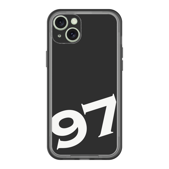 スリムプロテクションプレミアムケース［ No.97 - Black ］