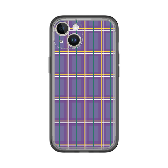 スリムプロテクションプレミアムケース［ Tartan Check - Purple ］