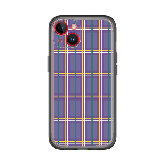 スリムプロテクションプレミアムケース［ Tartan Check - Purple ］