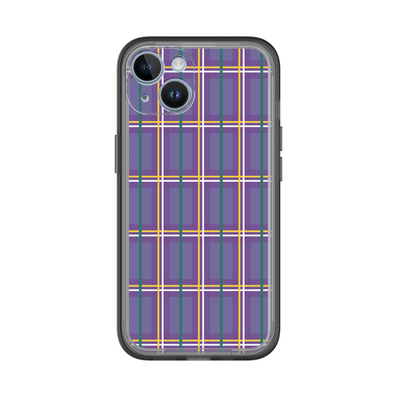 スリムプロテクションプレミアムケース［ Tartan Check - Purple ］