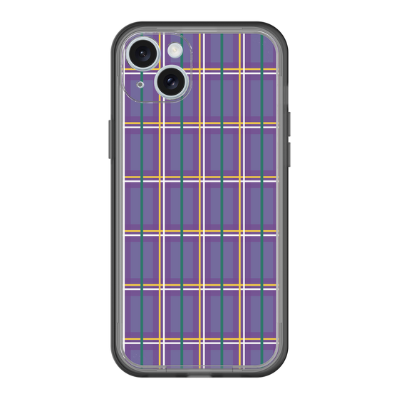 スリムプロテクションプレミアムケース［ Tartan Check - Purple ］