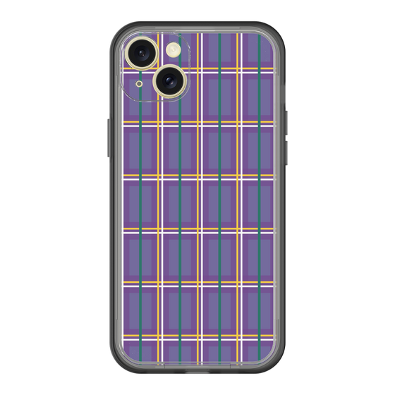 スリムプロテクションプレミアムケース［ Tartan Check - Purple ］