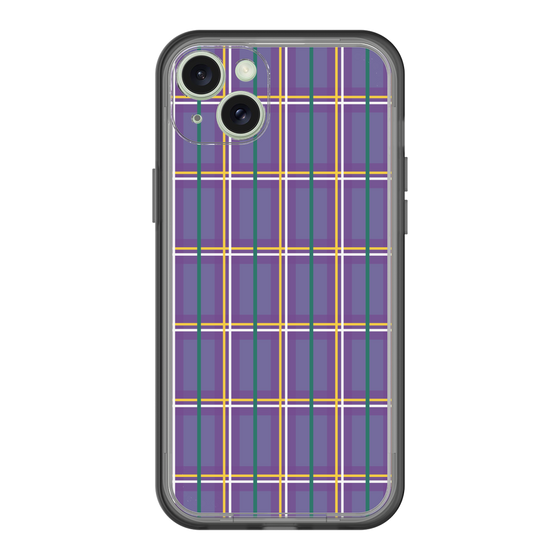 スリムプロテクションプレミアムケース［ Tartan Check - Purple ］