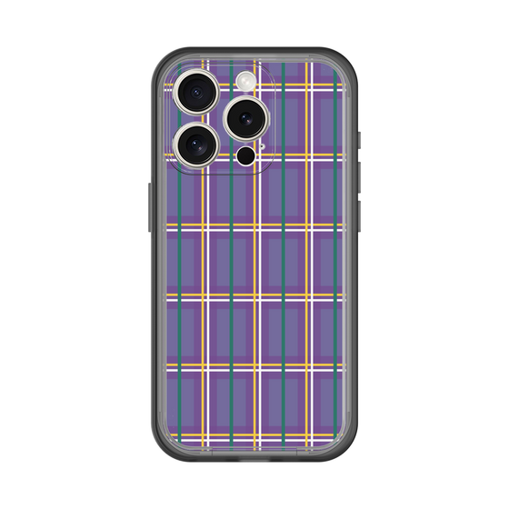 スリムプロテクションプレミアムケース［ Tartan Check - Purple ］