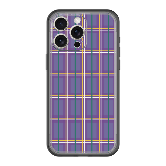 スリムプロテクションプレミアムケース［ Tartan Check - Purple ］