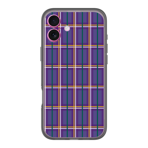 分離ケース［ Tartan Check - Purple ］