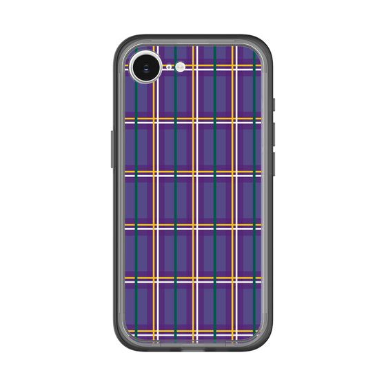 スリムプロテクションプレミアムケース［ Tartan Check - Purple ］