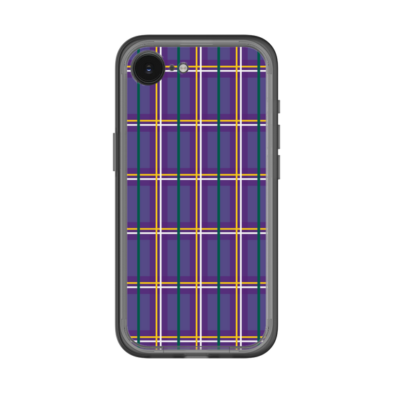 スリムプロテクションプレミアムケース［ Tartan Check - Purple ］