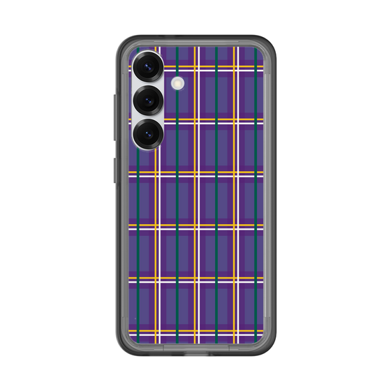 スリムプロテクションプレミアムケース［ Tartan Check - Purple ］