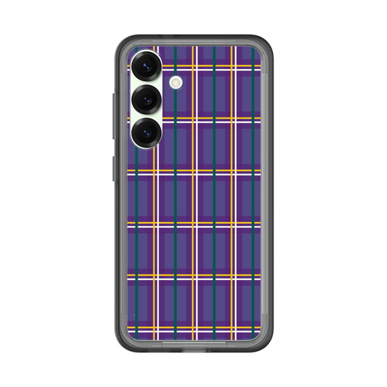 スリムプロテクションプレミアムケース［ Tartan Check - Purple ］