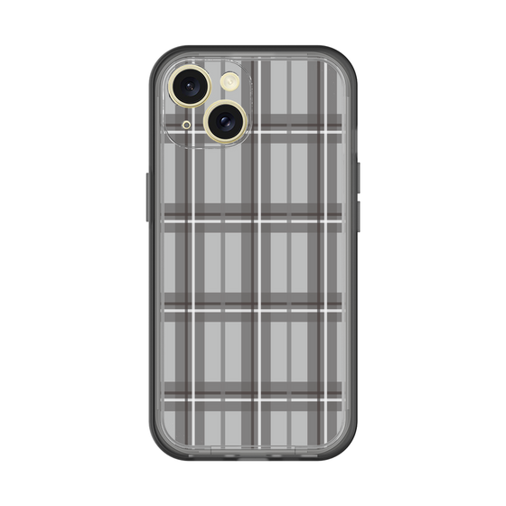 スリムプロテクションプレミアムケース［ Tartan Check - Gray ］