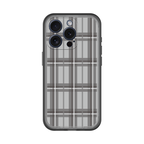 スリムプロテクションプレミアムケース［ Tartan Check - Gray ］