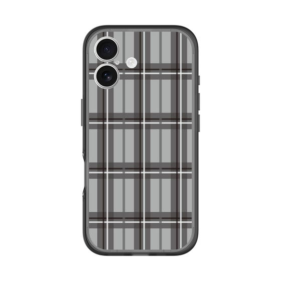 スリムプロテクションプレミアムケース［ Tartan Check - Gray ］