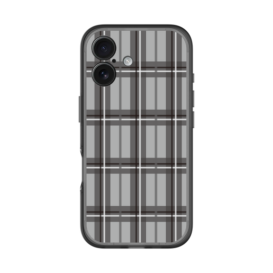 スリムプロテクションプレミアムケース［ Tartan Check - Gray ］