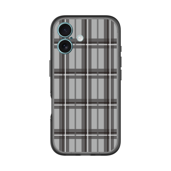 スリムプロテクションプレミアムケース［ Tartan Check - Gray ］