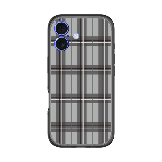 スリムプロテクションプレミアムケース［ Tartan Check - Gray ］