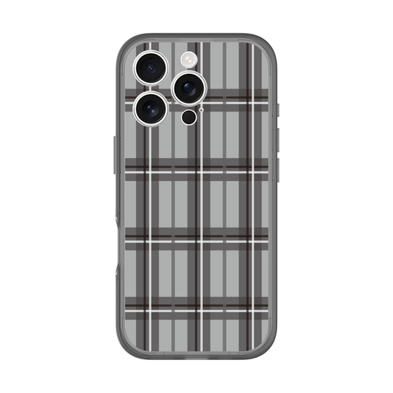 スリムプロテクションプレミアムケース［ Tartan Check - Gray ］