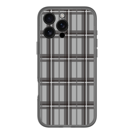 スリムプロテクションプレミアムケース［ Tartan Check - Gray ］