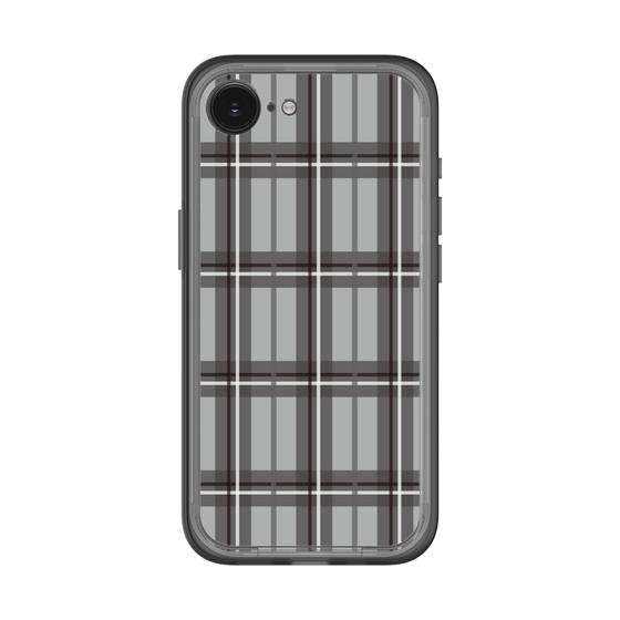 スリムプロテクションプレミアムケース［ Tartan Check - Gray ］
