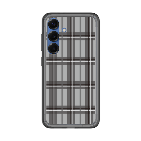 スリムプロテクションプレミアムケース［ Tartan Check - Gray ］
