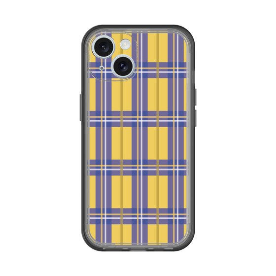 スリムプロテクションプレミアムケース［ Tartan Check - Yellow ］