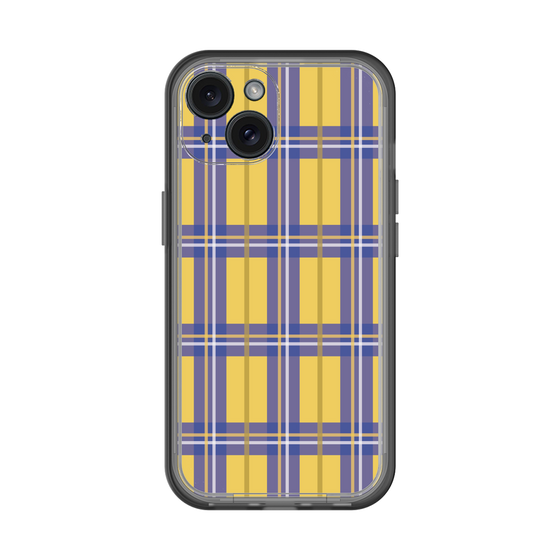 スリムプロテクションプレミアムケース［ Tartan Check - Yellow ］