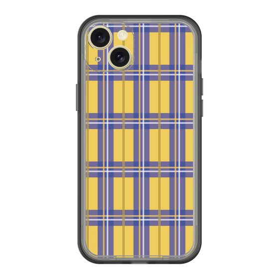 スリムプロテクションプレミアムケース［ Tartan Check - Yellow ］