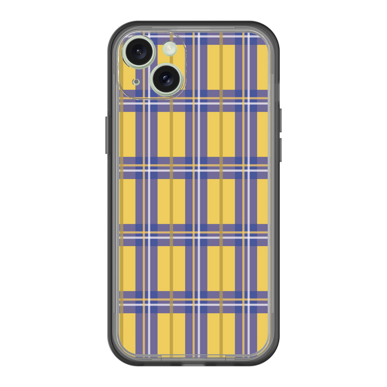 スリムプロテクションプレミアムケース［ Tartan Check - Yellow ］