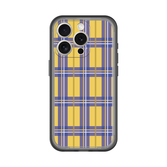 スリムプロテクションプレミアムケース［ Tartan Check - Yellow ］