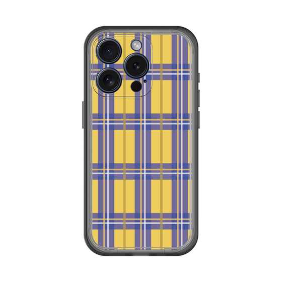 スリムプロテクションプレミアムケース［ Tartan Check - Yellow ］