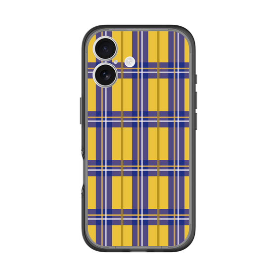 スリムプロテクションプレミアムケース［ Tartan Check - Yellow ］